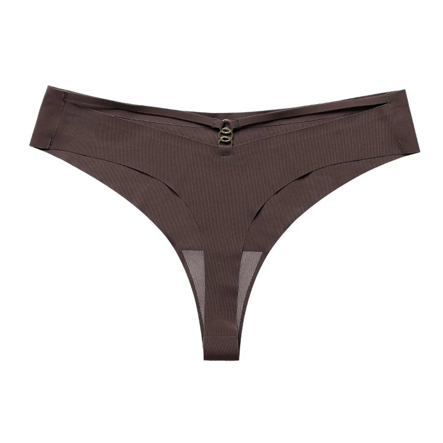 Ice Silk G-String Thong Set for Women | Seamless Low-Waist with Hollow Out T-Back Design | Confidently Sexy Lingerie - MANDOTOS