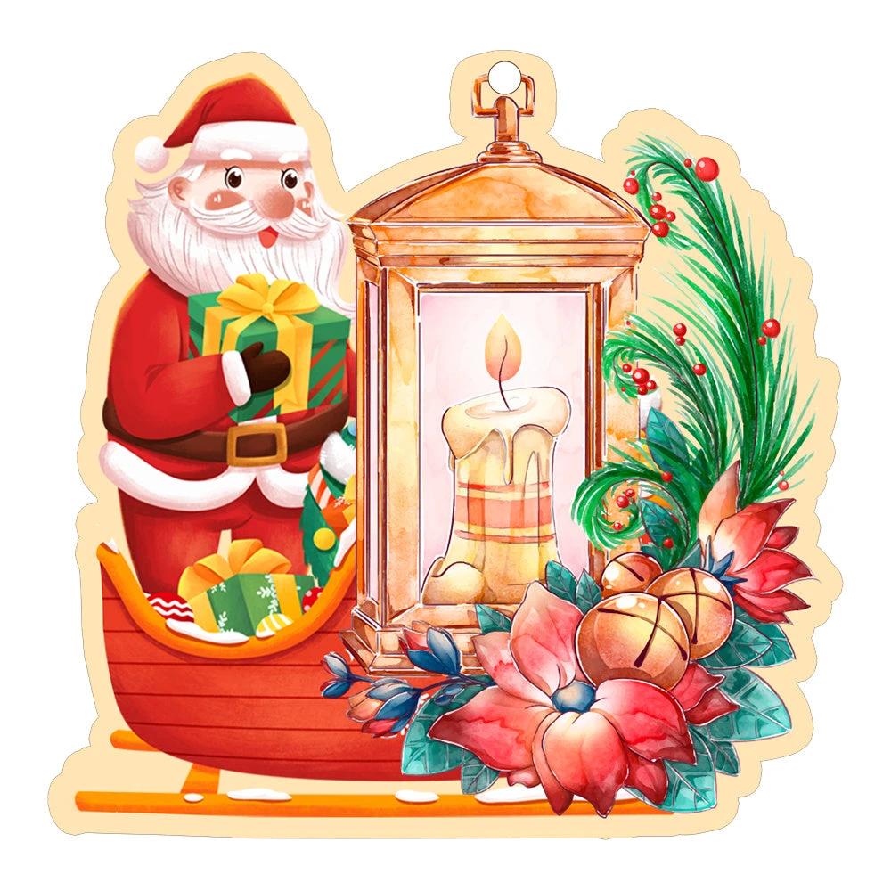 Mandotos Christmas Car Pendant Hanging Ornament for Car and Home Decoration Festive Holiday Decor - MANDOTOS