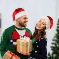 Mandotos Christmas Hat LED Light Plush Luminous Santa Hat For Children And Adults - MANDOTOS