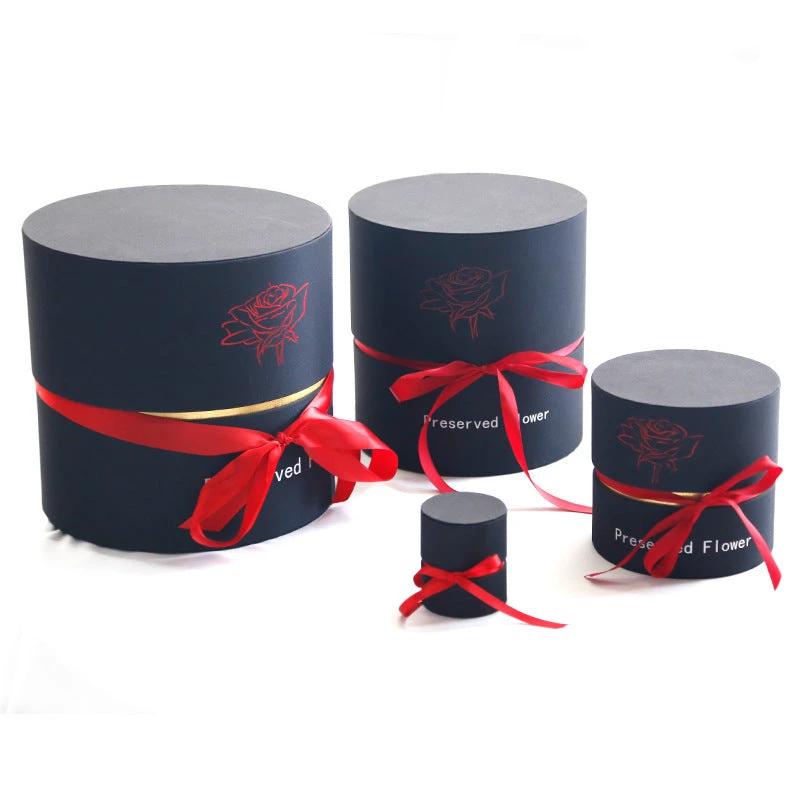 Mandotos Preserved Real Roses In A Box Set Eternal Gift For Valentines Day Romantic Flowers - MANDOTOS