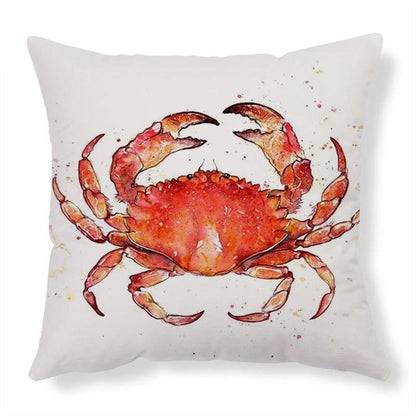 Mandotos Sea Turtle Printed Cushion Covers Linen Throw Pillow Cases For Home Decor Sofa Chair - MANDOTOS