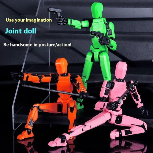 Multi-Jointed Shapeshift Robot - 3D Printed Action Model Toy - MANDOTOS