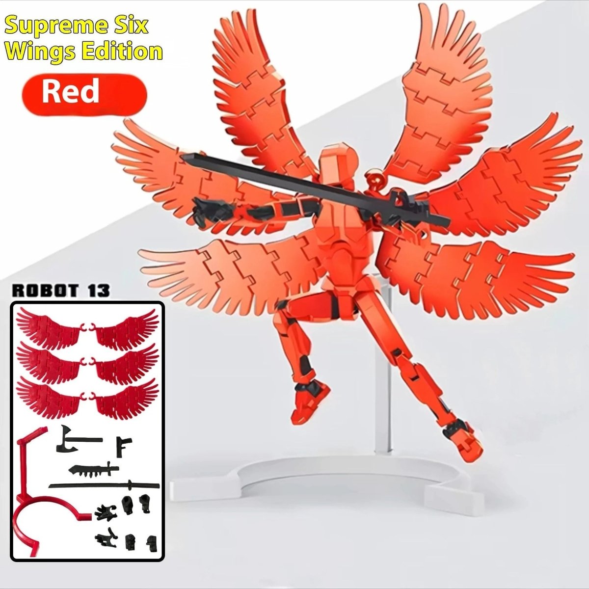 Updated And Hot-sale Multi-Jointed Movable Shapeshift Robot 3D Printed Mannequin Dummy Action Model Doll Toy Kid Gift - MANDOTOS