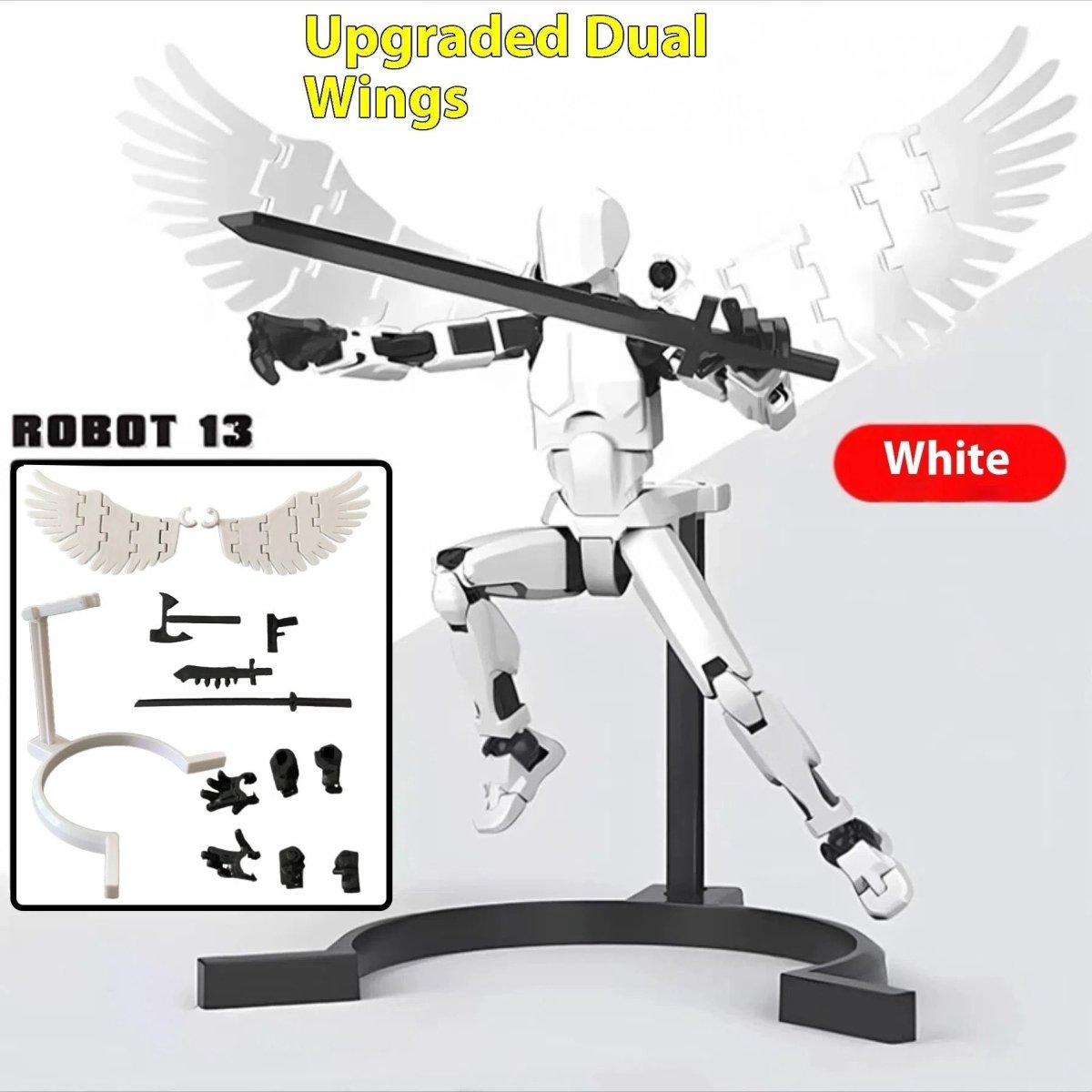 Updated And Hot-sale Multi-Jointed Movable Shapeshift Robot 3D Printed Mannequin Dummy Action Model Doll Toy Kid Gift - MANDOTOS