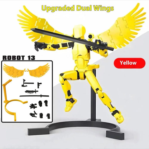 Updated And Hot-sale Multi-Jointed Movable Shapeshift Robot 3D Printed Mannequin Dummy Action Model Doll Toy Kid Gift - MANDOTOS