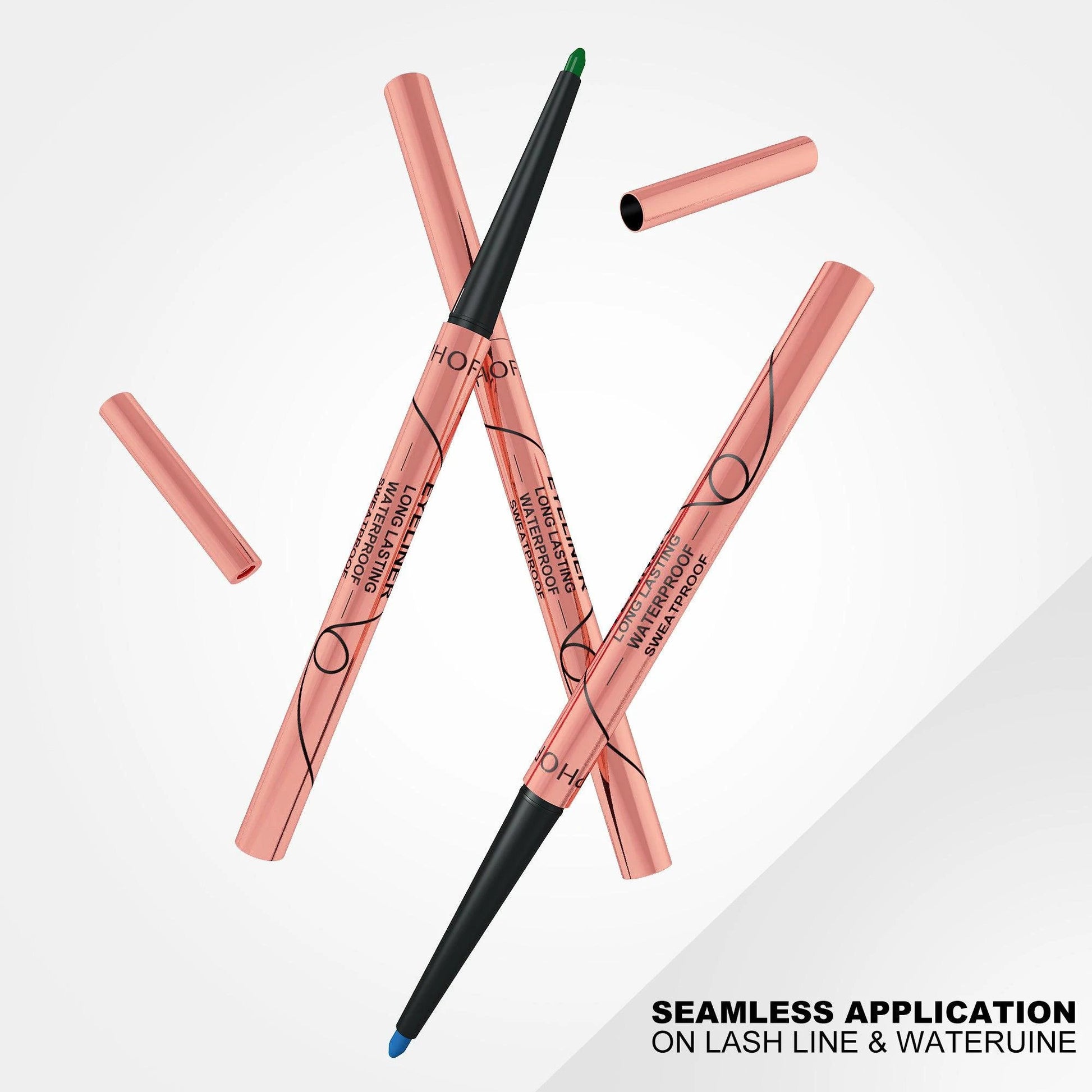 PHOFAY Colorful Waterproof Eyeliner Set - Unleash Your Creativity with Bold, Long-lasting Colors - MANDOTOS