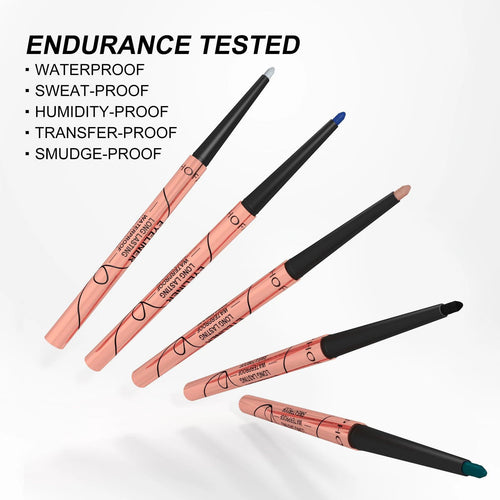 PHOFAY Colorful Waterproof Eyeliner Set - Unleash Your Creativity with Bold, Long-lasting Colors - MANDOTOS