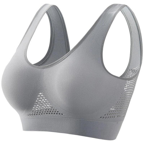 Plus Size Women's Push-Up Sports Bra - Perfect for Running & Yoga - MANDOTOS