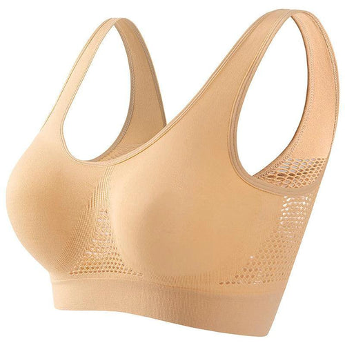 Plus Size Women's Push-Up Sports Bra - Perfect for Running & Yoga - MANDOTOS