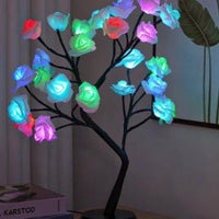 Rose Flower Tree Table Lamp - USB Fairy Desk Night Light - MANDOTOS