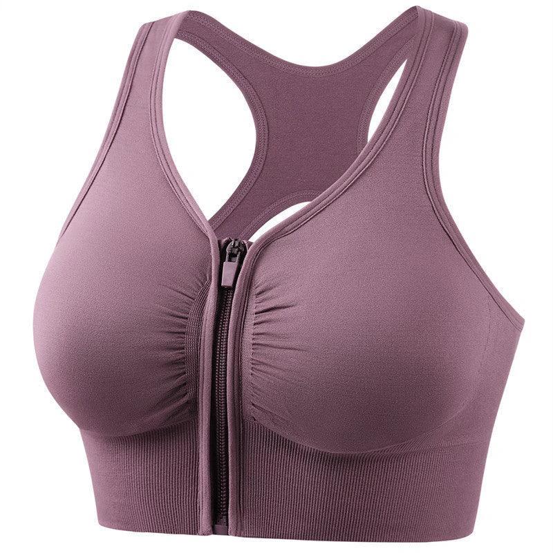 Shockproof Push Up Plus Size Running Yoga Fitness Sports Bra - MANDOTOS