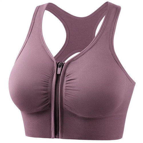 Shockproof Push Up Plus Size Running Yoga Fitness Sports Bra - MANDOTOS