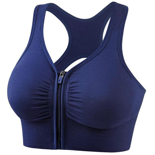 Shockproof Push Up Plus Size Running Yoga Fitness Sports Bra - MANDOTOS