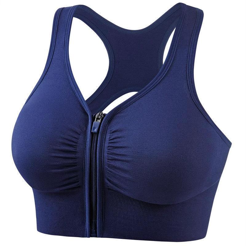 Shockproof Push Up Plus Size Running Yoga Fitness Sports Bra - MANDOTOS