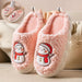 Snowman Slippers - Winter Plush Anti-Slip Couple Home Shoes - MANDOTOS