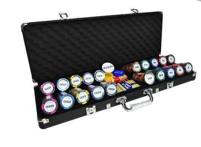 Texas Holdem Poker Chips Coin Set Baccarat Las Vegas Mahjong Hall Token Wheat Ears 14g - MANDOTOS