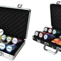 Mandotos Texas Holdem Poker Chips Coin Set with Baccarat, Mahjong Hall Token, Wheat Ears design, 14g tokens for casino games