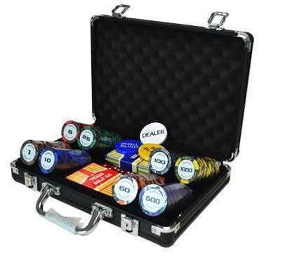 Texas Holdem Poker Chips Coin Set Baccarat Las Vegas Mahjong Hall Token Wheat Ears 14g - MANDOTOS