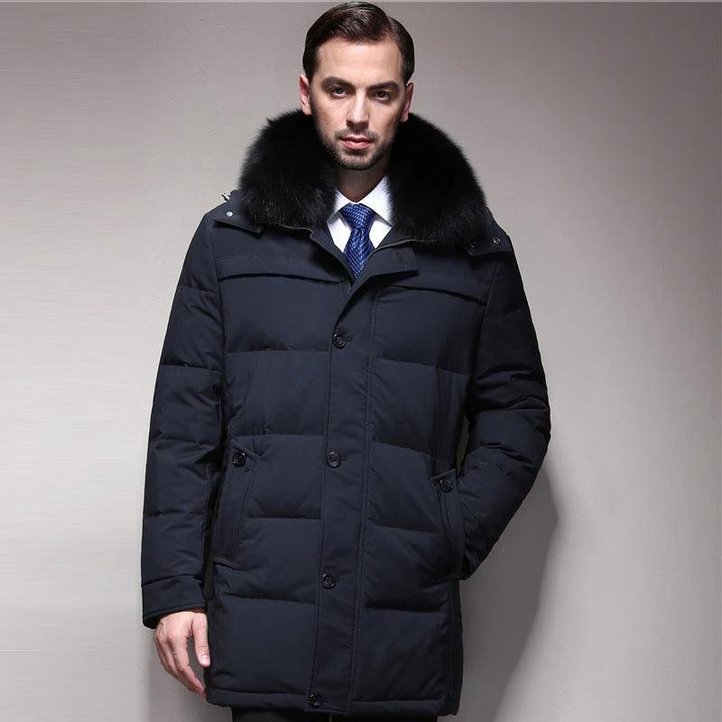 ThermalGuard Men's Down Jacket - Ultra-Warm, Lightweight Comfort for All-Day Adventure - MANDOTOS
