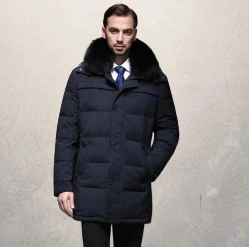 ThermalGuard Men's Down Jacket - Ultra-Warm, Lightweight Comfort for All-Day Adventure - MANDOTOS