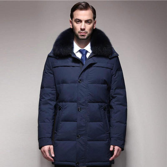 ThermalGuard Men's Down Jacket - Ultra-Warm, Lightweight Comfort for All-Day Adventure - MANDOTOS