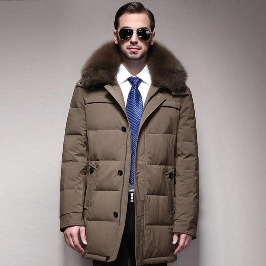 ThermalGuard Men's Down Jacket - Ultra-Warm, Lightweight Comfort for All-Day Adventure - MANDOTOS
