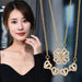 Variety Four-leaf Clover Non-fading Light Luxury Titanium Steel Necklace - MANDOTOS