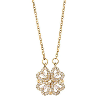 Variety Four-leaf Clover Non-fading Light Luxury Titanium Steel Necklace - MANDOTOS