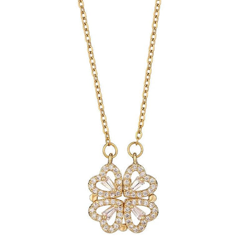 Variety Four-leaf Clover Non-fading Light Luxury Titanium Steel Necklace - MANDOTOS