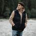 White Duck Down Vest - Ultra-Effective Three-Proof Jacket for Men - MANDOTOS
