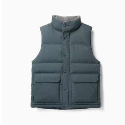 White Duck Down Vest - Ultra-Effective Three-Proof Jacket for Men - MANDOTOS