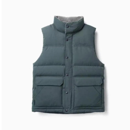 White Duck Down Vest - Ultra-Effective Three-Proof Jacket for Men - MANDOTOS