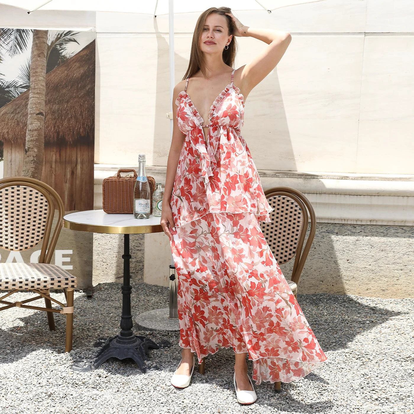 Women's Fashion Simple Dress - MANDOTOS