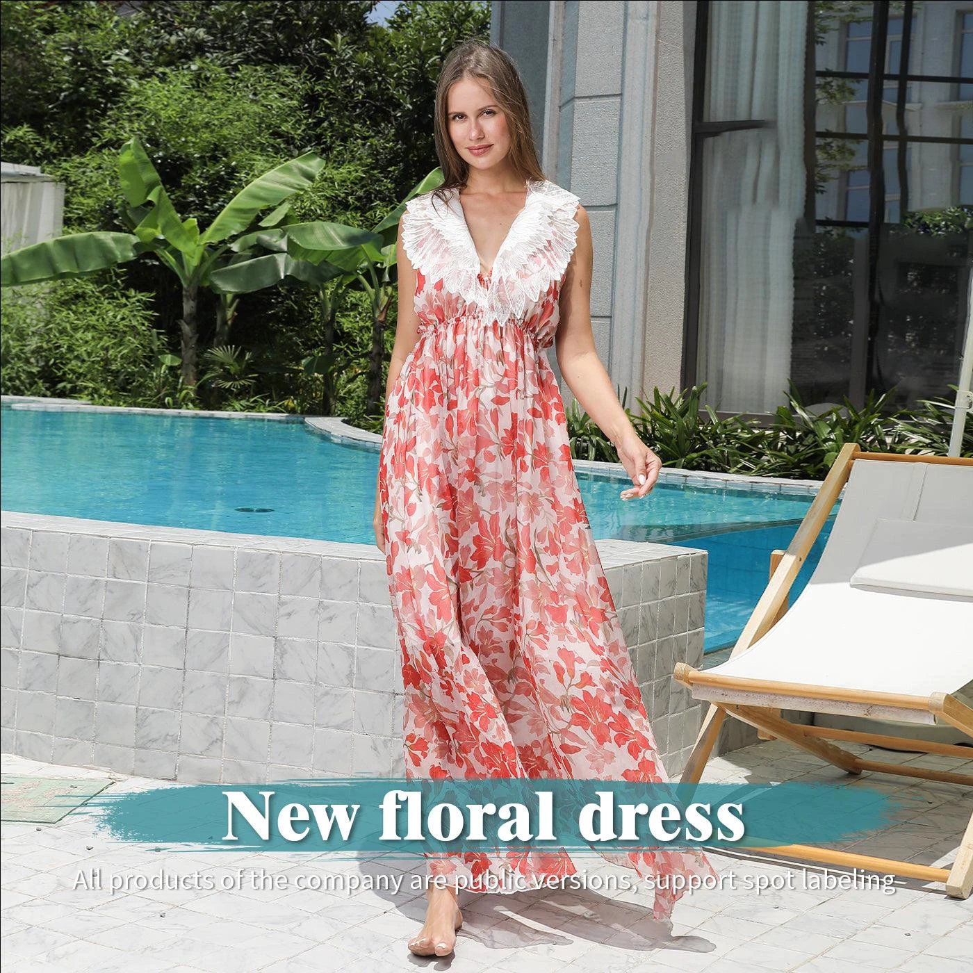 Women’s simple fashion dress by MANDOTOS, featuring a casual, comfortable design perfect for everyday wear.