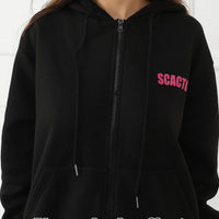 Women's long-sleeved hoodie set by MANDOTOS, featuring a casual fit and comfortable fabric, shown in a neutral color.