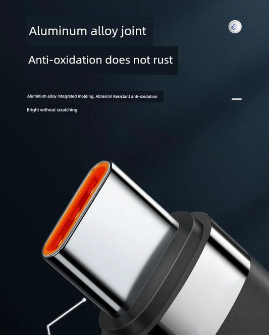Double-Headed Typec Data Cable Mobile Phone Computer Car Universal Male-to-Male CTOC Flash Charging Cable 2 M Long Fast Charging - MANDOTOS