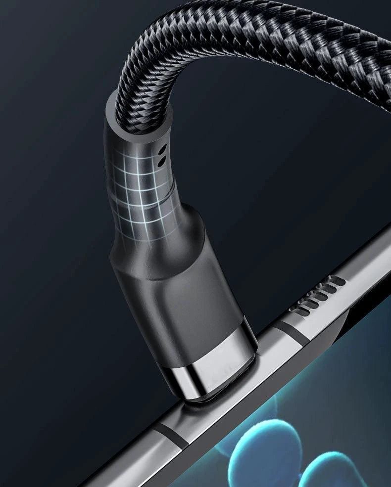 Double-Headed Typec Data Cable Mobile Phone Computer Car Universal Male-to-Male CTOC Flash Charging Cable 2 M Long Fast Charging - MANDOTOS