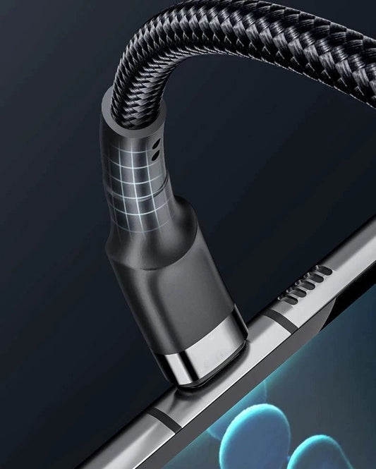 Double-Headed Typec Data Cable Mobile Phone Computer Car Universal Male-to-Male CTOC Flash Charging Cable 2 M Long Fast Charging - MANDOTOS