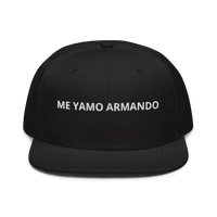 Mandotos DreamFit Snapback hat in style 125-978 with adjustable strap, black brim, and embroidered logo on front.