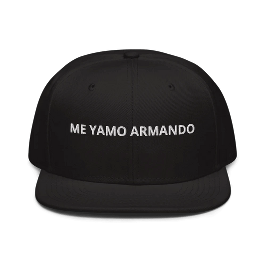Mandotos DreamFit Snapback hat in style 125-978 with adjustable strap, black brim, and embroidered logo on front.
