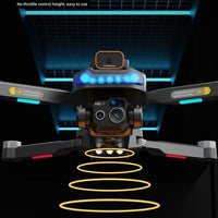 Mandotos HD drone for aerial photography with remote control, quadcopter design capturing high-quality images from the sky.
