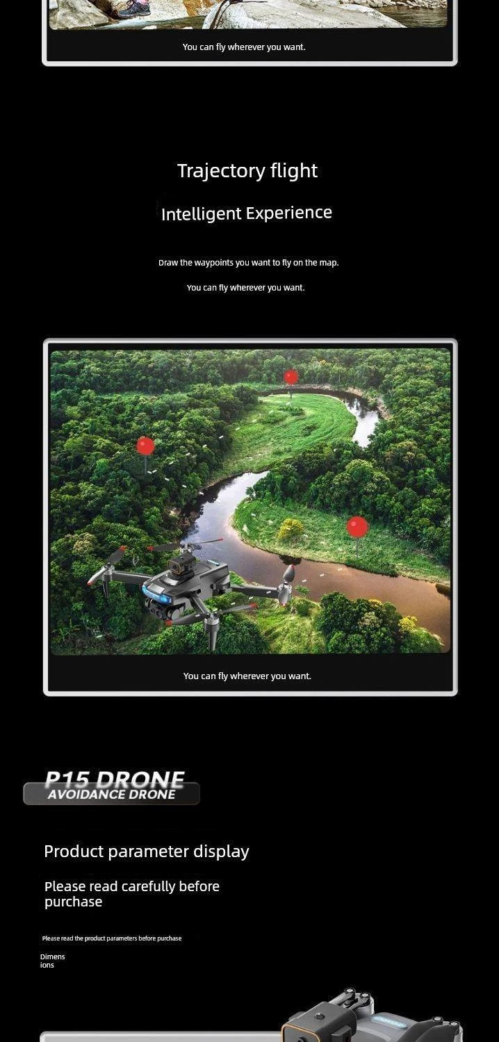 HD Drone for Aerial Photography - Remote Control Quadcopter - MANDOTOS