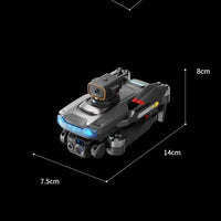 Mandotos HD drone for aerial photography, remote control quadcopter with camera, sleek design and propellers visible in the image.