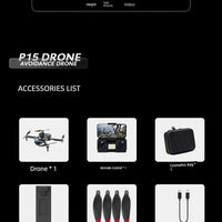 MANDOTOS HD drone for aerial photography, remote control quadcopter with camera, sleek design, ready for capturing high-quality images.