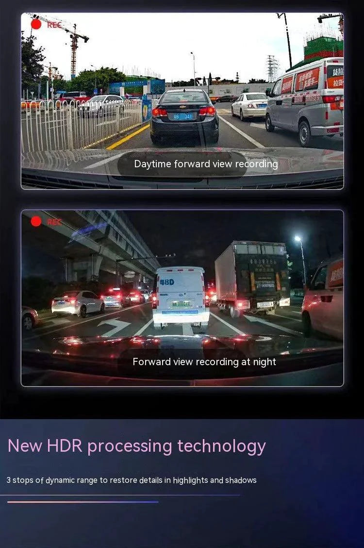 Dual-lens HD 316-inch Driving Recorder - MANDOTOS