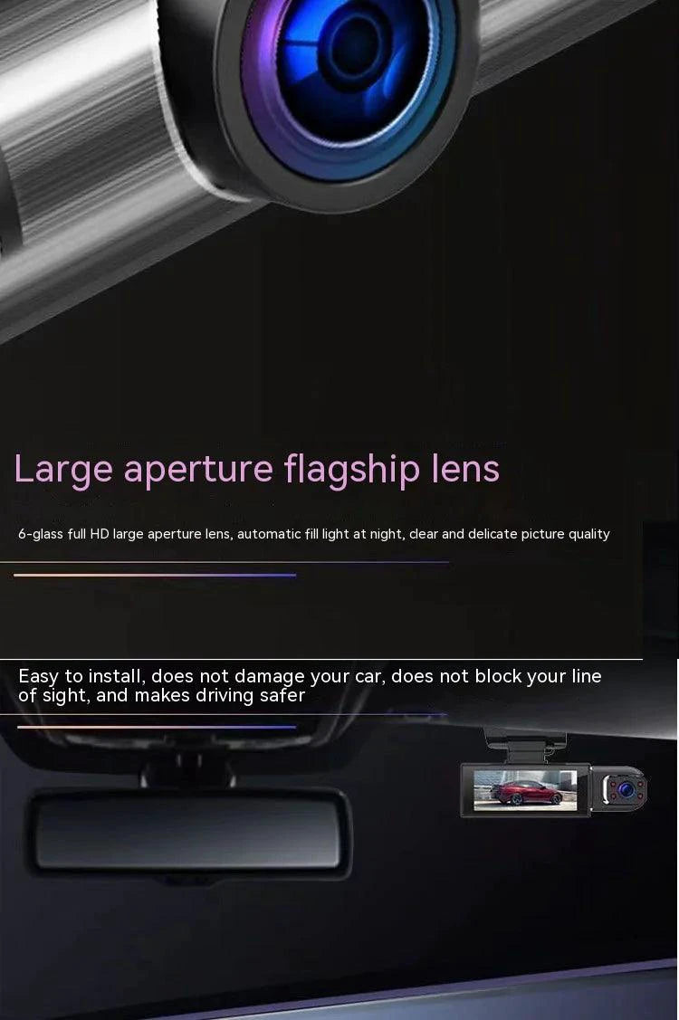 Dual-lens HD 316-inch Driving Recorder - MANDOTOS