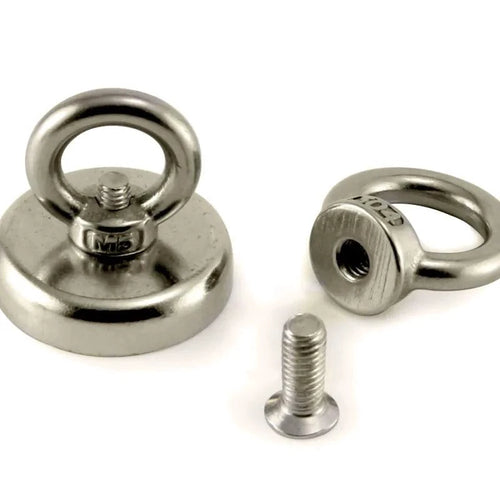 Mandotos Dual Power Treasure Magnets featuring two strong magnetic treasures against a neutral background.