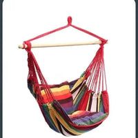Mandotos easy-install indoor outdoor swing chair with comfortable seat and sturdy hanging ropes, ideal for relaxing spaces.