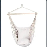 Mandotos Easy-Install Indoor Outdoor Swing Chair with sturdy frame and cozy seat for relaxing indoors or outside.