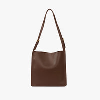 Eco-friendly vegan leather tote bag by MANDOTOS, featuring a stylish and sustainable design with spacious interior and durable handles.